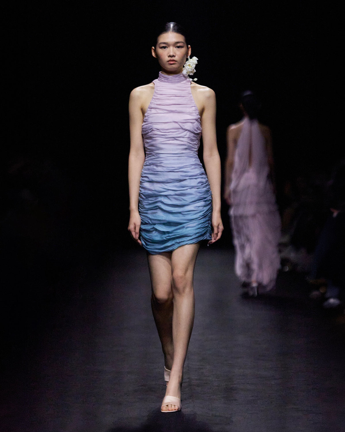 Golden Root Silk Dress