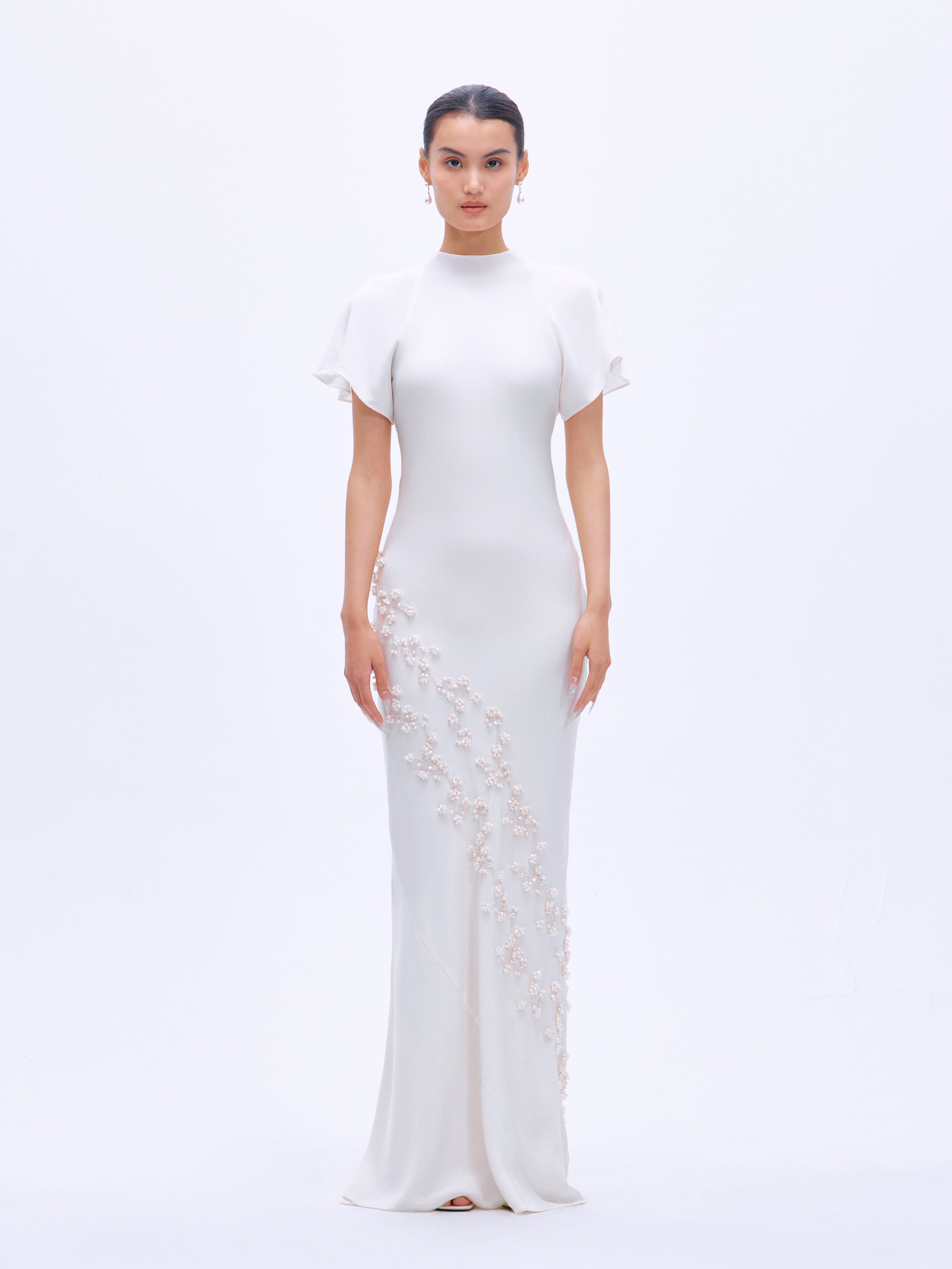 Pearl Silhouette Bias Dress