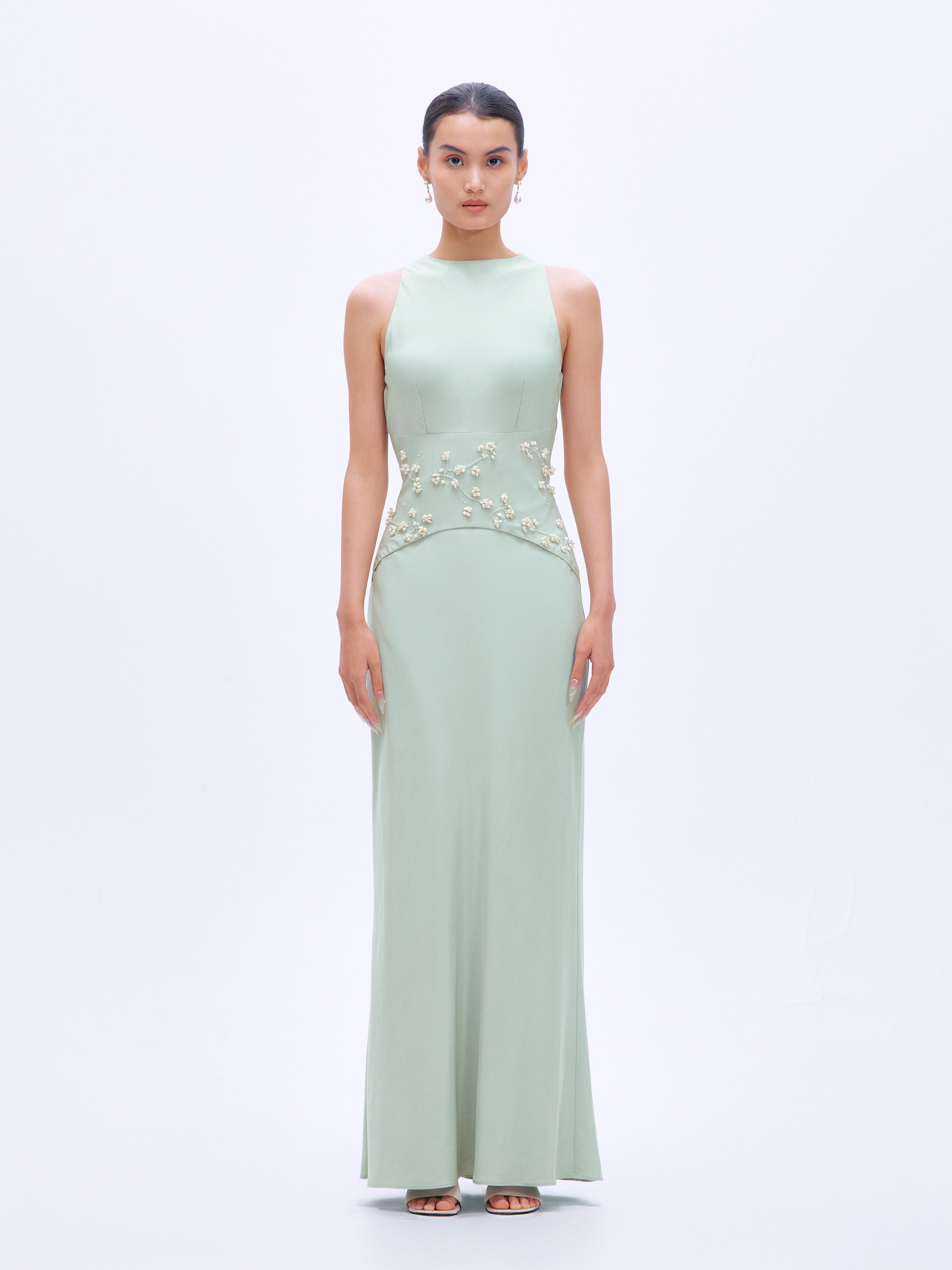 Pearl Illusion Bias Dress