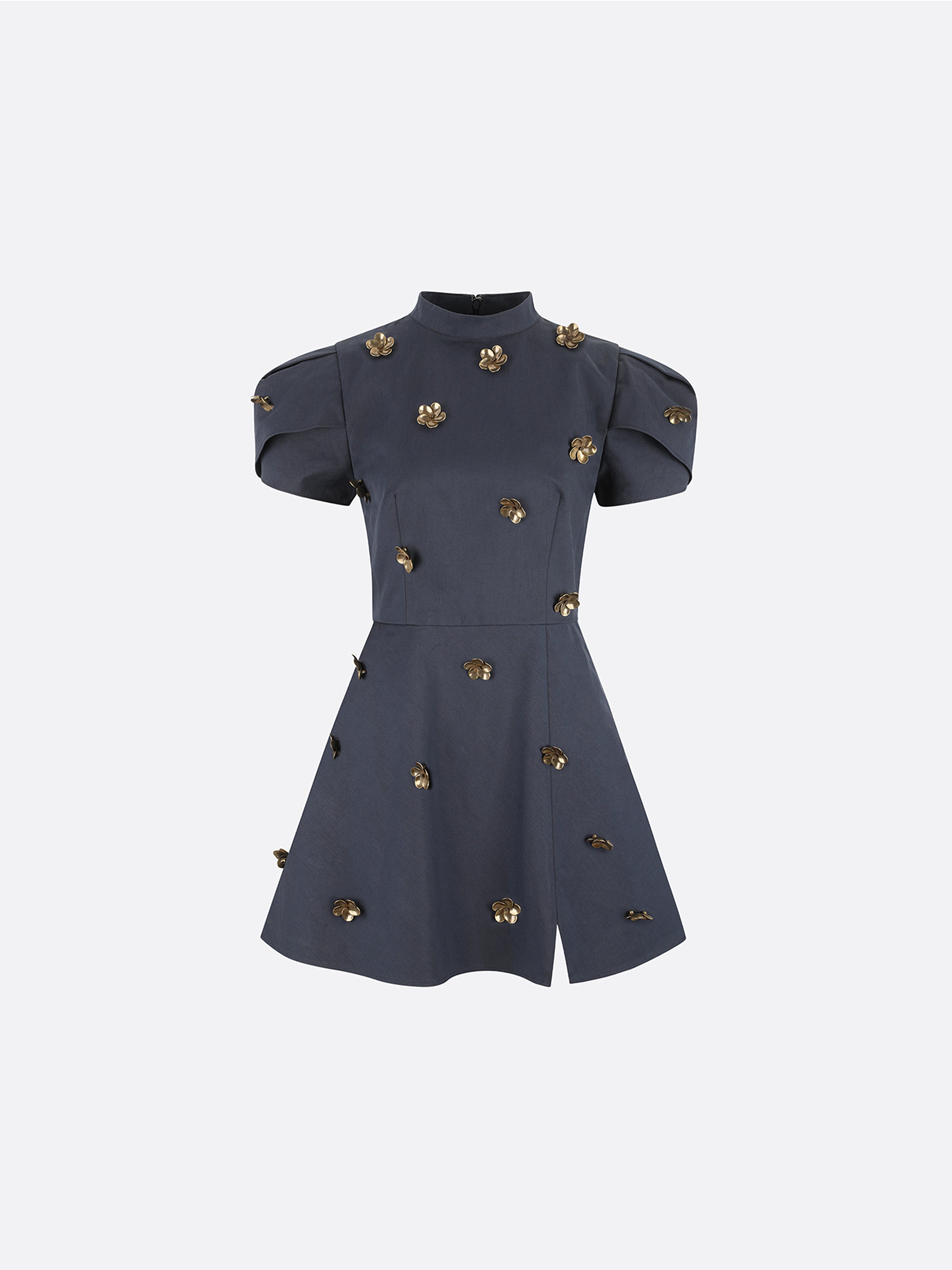 Metalwork Mini Dress