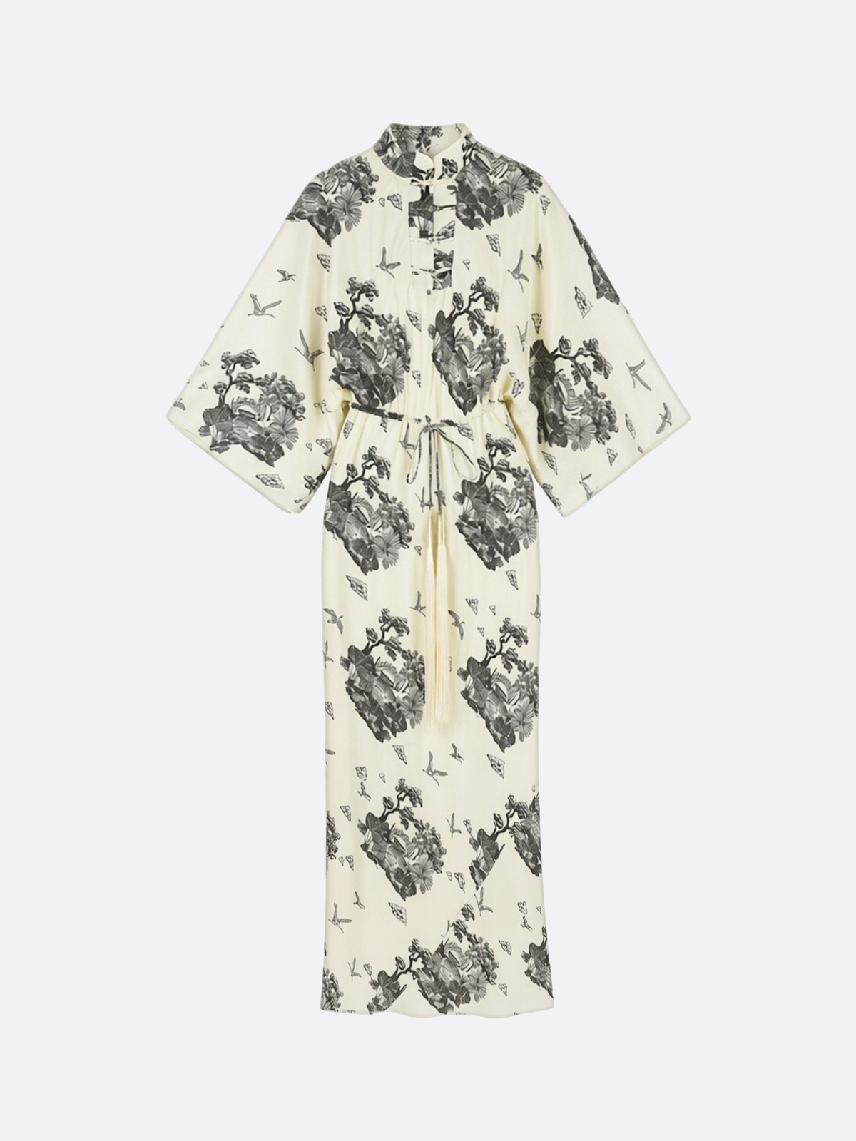 Drifted Form Silk Dress
