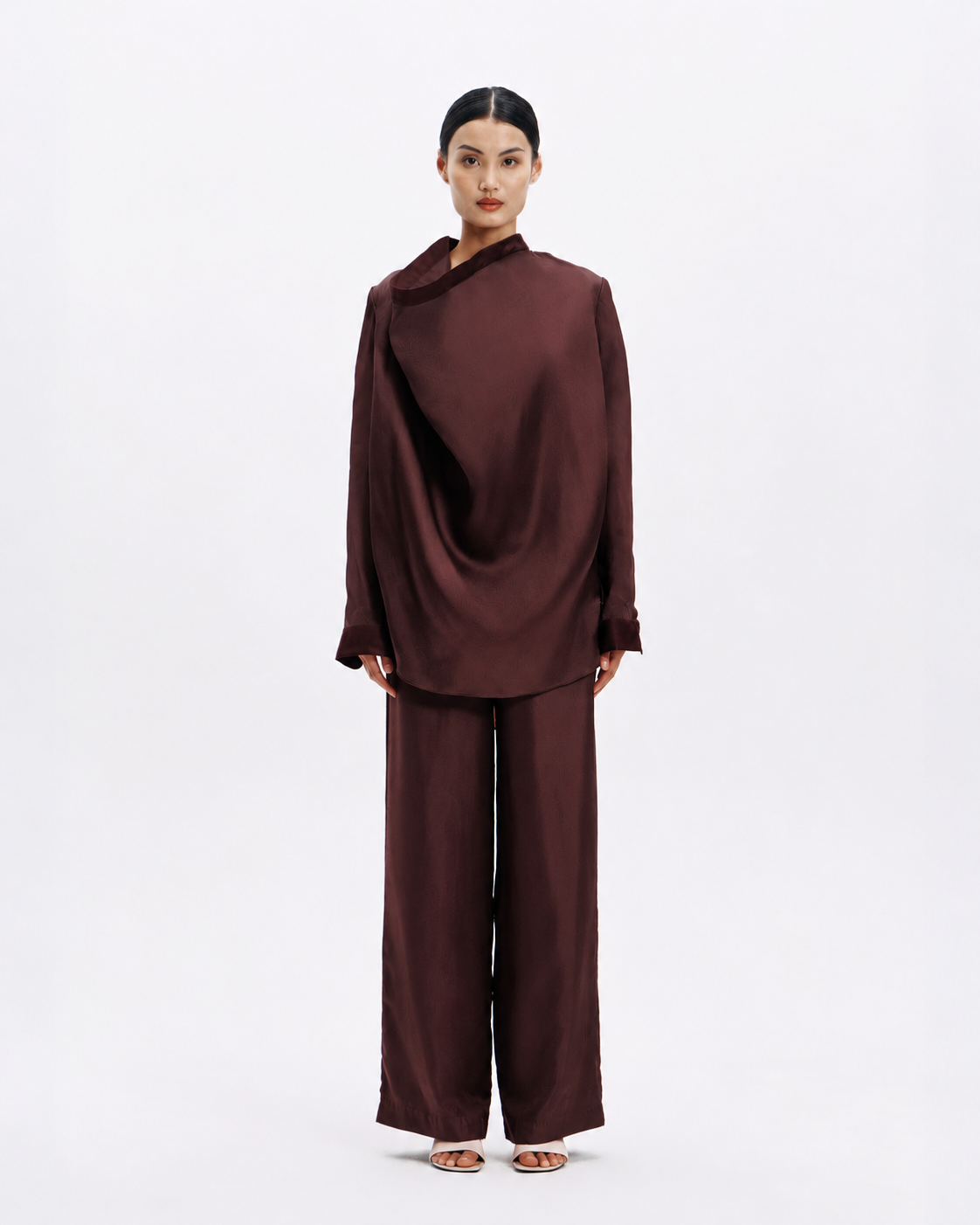 Mossy Silence Silk Top